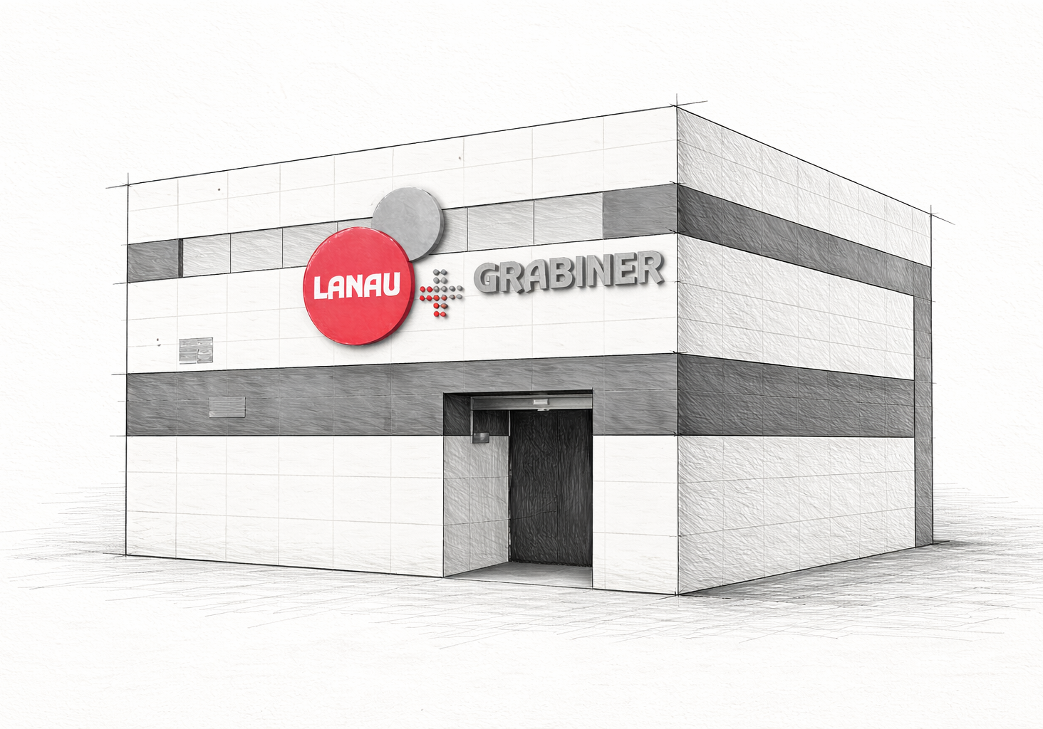 Lanau edificio efecto lapiz